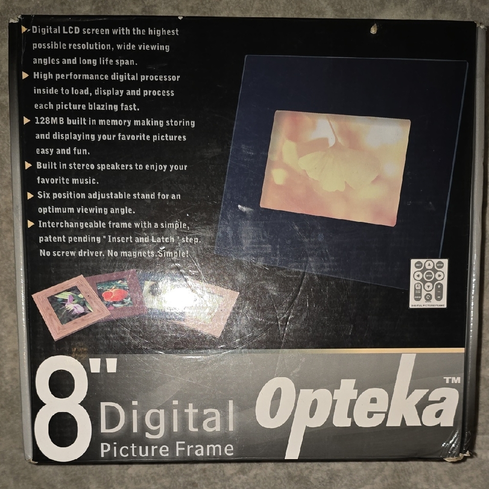 Black Digital Picture Frame